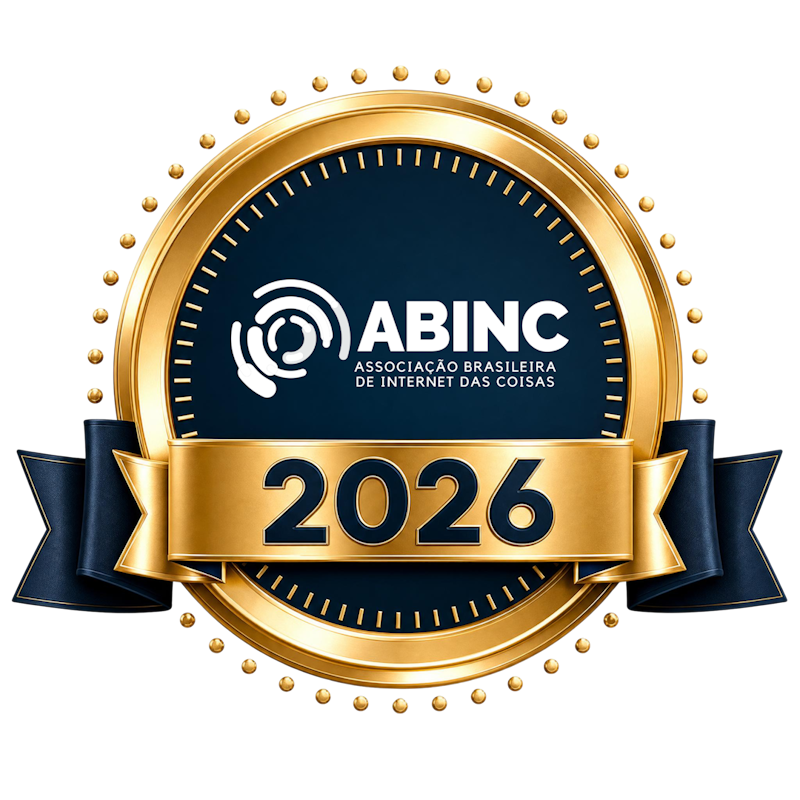 Badge oficial do Prêmio IoT ABINC 2026
